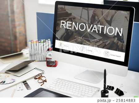 Renovation Repair Construction Design Website Concept Renovation Repair Construction Design Website Concept 25814883