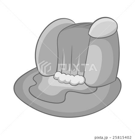 Waterfall icon, black monochrome style Waterfall icon, black monochrome style 25815402