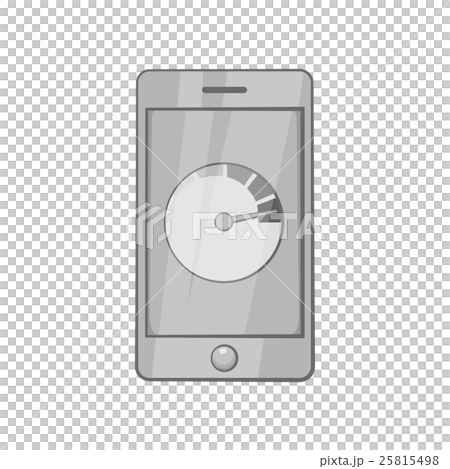 Battery indicator on phone icon 25815498