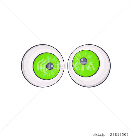 Halloween eyes icon, cartoon style Halloween eyes icon, cartoon style 25815505