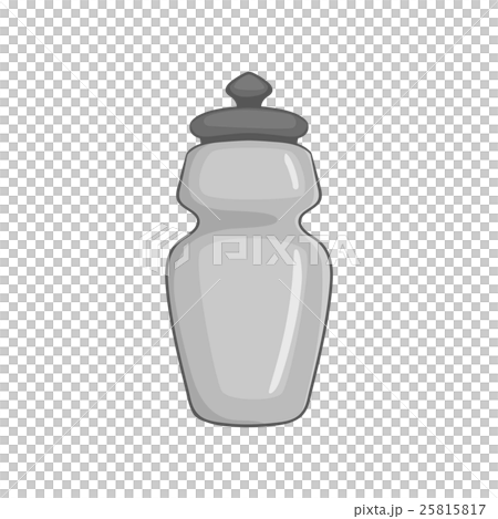 Sports water bottle icon, black monochrome style Sports water bottle icon, black monochrome style 25815817