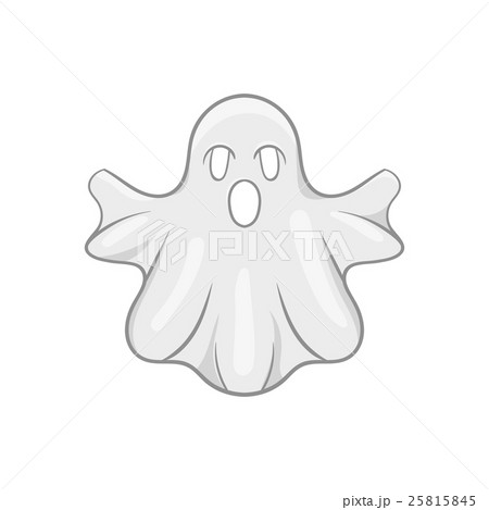 Ghost icon, black monochrome style 25815845
