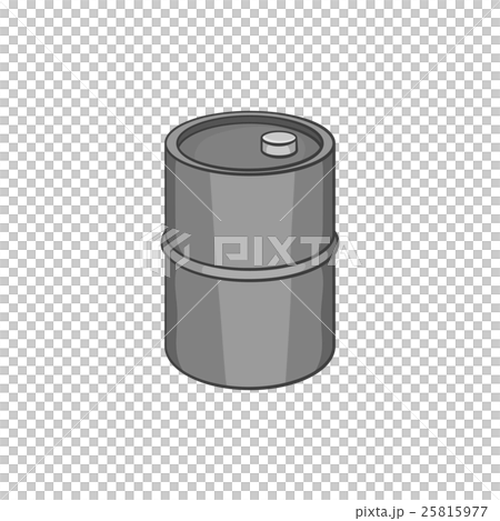 Oil barrel icon, black monochrome style Oil barrel icon, black monochrome style 25815977