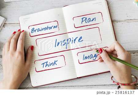 Inspire Be Creative Fresh Ideas Concept 25816137