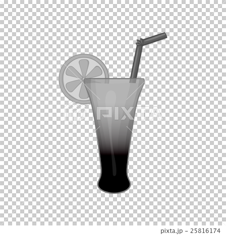 Fruit cocktail icon, black monochrome style Fruit cocktail icon, black monochrome style 25816174
