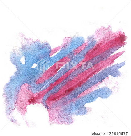 abstract red blue watercolor splash. Watercolor abstract red blue watercolor splash. Watercolor 25816637