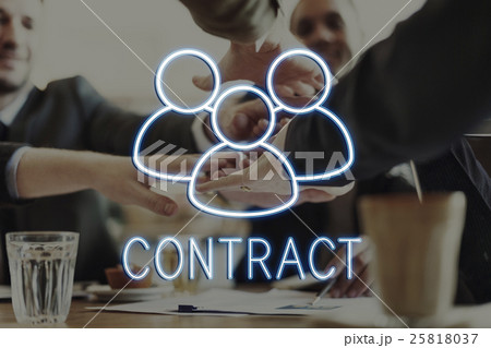 Contract Team Leadership Partnership Concept 25818037