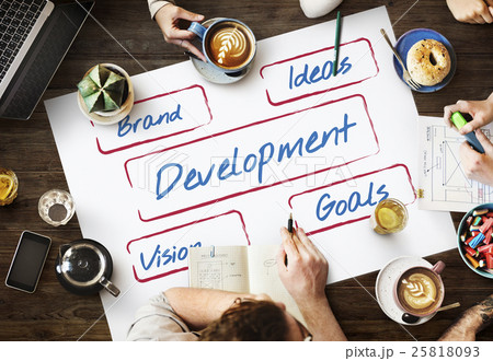 Business Entrepreneur Strategy Development Ideas Concept 25818093
