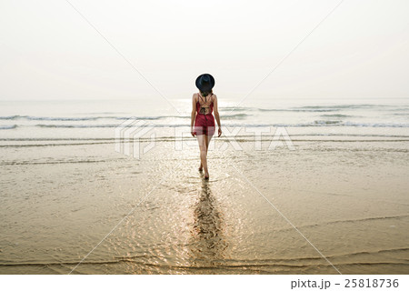 Beach Summer Holiday Vacation Traveling Relaxation Concept 25818736