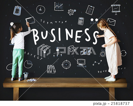 Business Icons Strategy Planning Graphics Concept 25818737