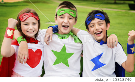 Superhero Boy Girl Brave Imagination Concept 25818740