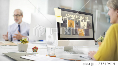 Advertisement Online Marketing Commerce Concept 25819414