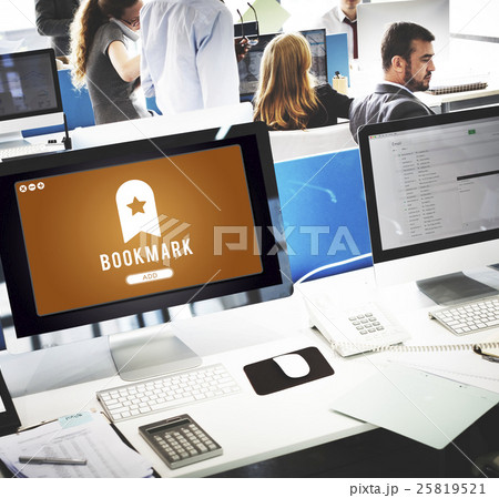 Bookmark Content Web Online Management Concept Bookmark Content Web Online Management Concept 25819521