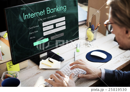 Internet Online Banking Pay Concept Internet Online Banking Pay Concept 25819530