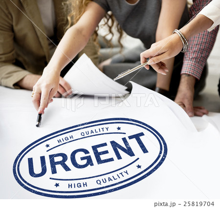 Urgent Important Priority Stamp Word Concept 25819704