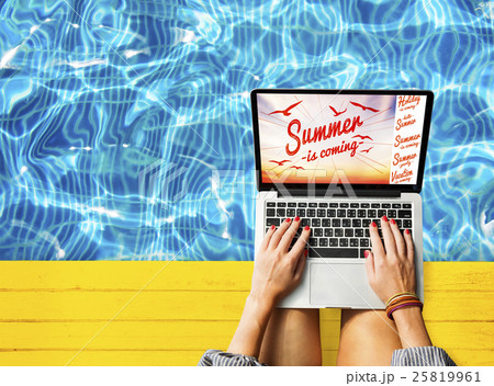 Summer Break Fun Party Banner Concept Summer Break Fun Party Banner Concept 25819961