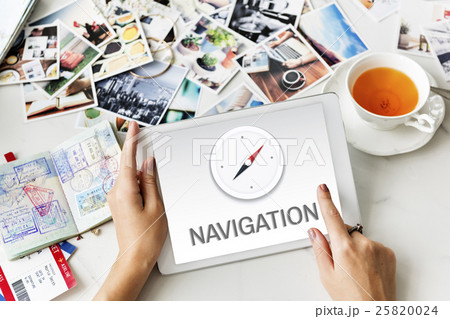 Navigation Destination Location GPS Map Concept Navigation Destination Location GPS Map Concept 25820024