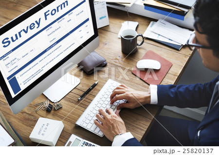 Survey Form Research Poll Form Concept 25820137