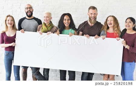People Friendship Togetherness Copy Space Banner Concept 25820198