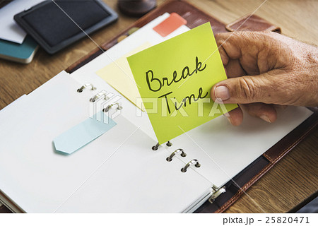 Break Time Relaxation Recess Cessation Loosen Up Getaway Concept 25820471