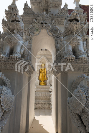 golden buddha statue on buddhism church temple 25826808