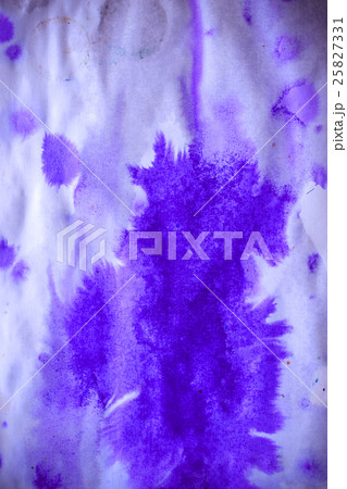 abstract ink stains with wet streaks on white 25827331