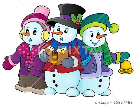 Snowmen carol singers theme image 1 Snowmen carol singers theme image 1 25827468