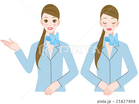 きれいな女性　案内 25827908