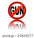 No Gun Sign 3D Rendering 25829277