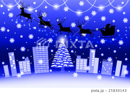 クリスマスの町のイラスト 25830143