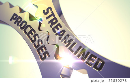 Golden Cog Gears with Streamlined Processes 25830278