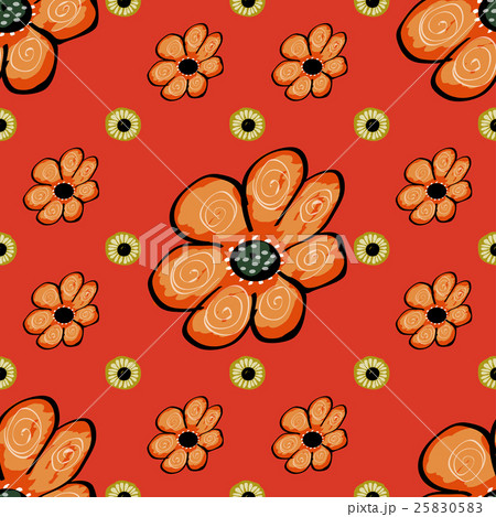 Abstract flower seamless pattern background. 25830583