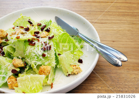 Caesar salad on the table Caesar salad on the table 25831026