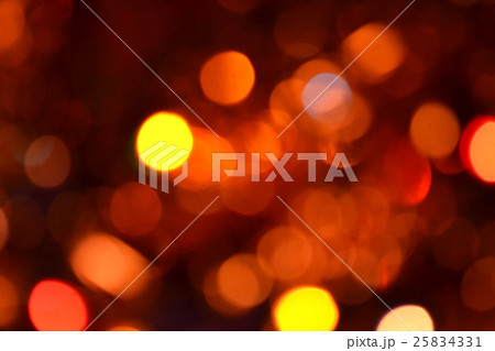 Orange and red bokeh. The background with boke. Abstract texture. Color circles. 25834331