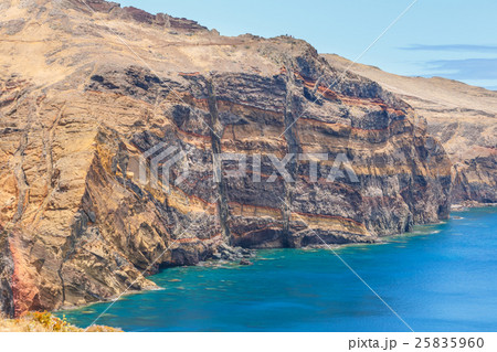 cliffs at Ponta de Sao Lourenco, Madeira, Portugal cliffs at Ponta de Sao Lourenco, Madeira, Portugal 25835960