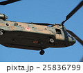 千葉県船橋市の習志野駐屯地で新春に行われる降下訓練始めで飛行する大型輸送用ヘリコプター 25836799