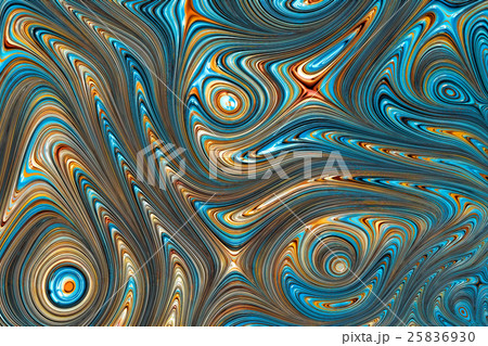 Abstract curled texture - digitally generated 25836930