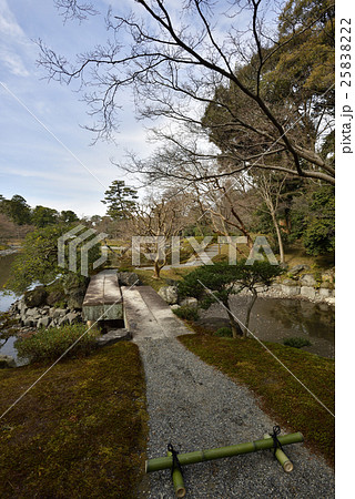 仙洞御所　北池の石橋 25838222