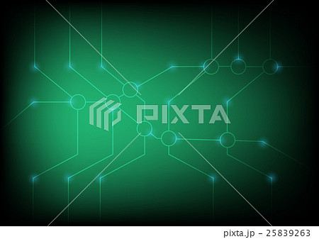 Green glowing line connecting network Green glowing line connecting network 25839263