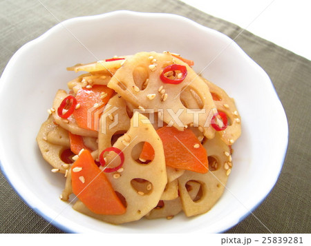 レンコンと人参のおいしいキンピラ レンコンと人参のおいしいキンピラ 25839281