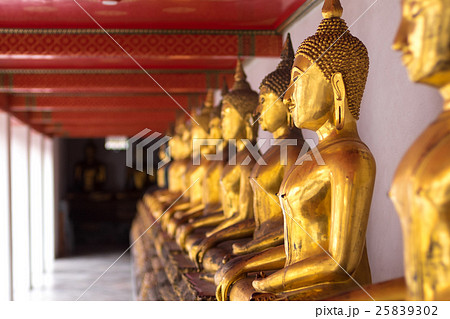 Buddha statue at Wat Pho in Bangkok ,Thailand 25839302