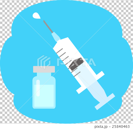 注射器と薬の小瓶 注射器と薬の小瓶 25840463