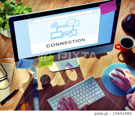 Socal Media Networking Online Connection Communication Concept 25842989