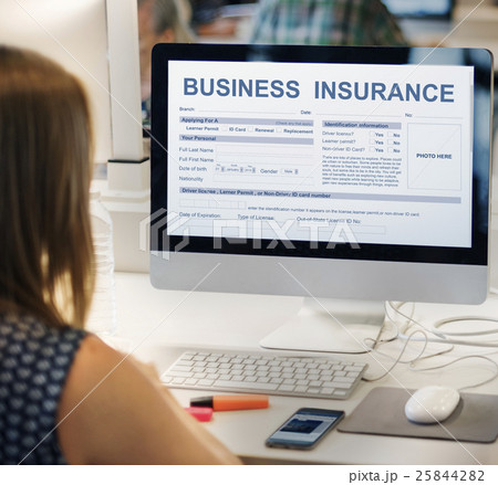 Business Insurance Management Concept Business Insurance Management Concept 25844282