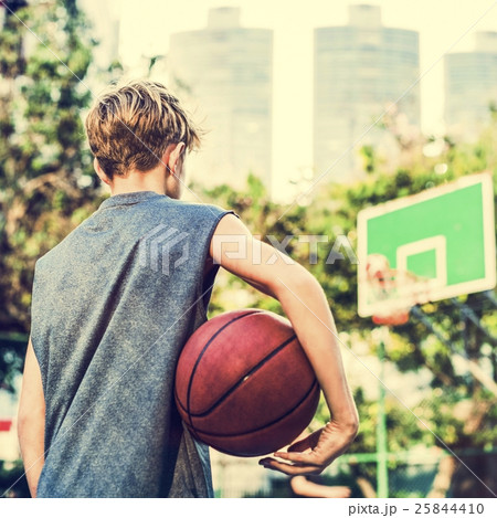 Basketball Athlete Sport Skill Playing Exercise Concept 25844410