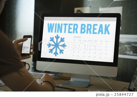 Winter Break Holidays Vacation Concept Winter Break Holidays Vacation Concept 25844727