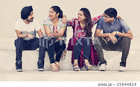 Indian Ethnicity Friendship Society Togetherness Concept 25844824