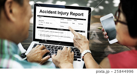 Accident Injury Report Form Information Concept 25844996