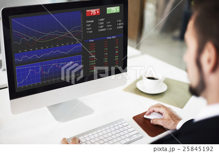 Stock Marketing Trade Economic Finance Money Concept Stock Marketing Trade Economic Finance Money Concept 25845192