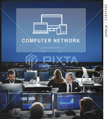 Computer Network Digital Design Innovation Concept 25845482
